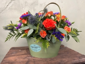 The Flowershop Basket Arrangement