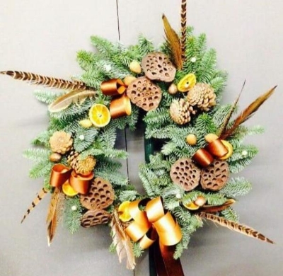 Country Pheasant Wreath