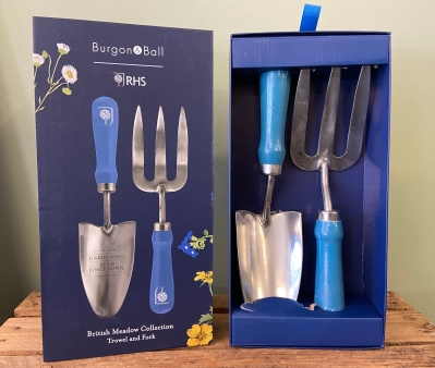 RHS British Meadow Trowell and Fork Gift Set